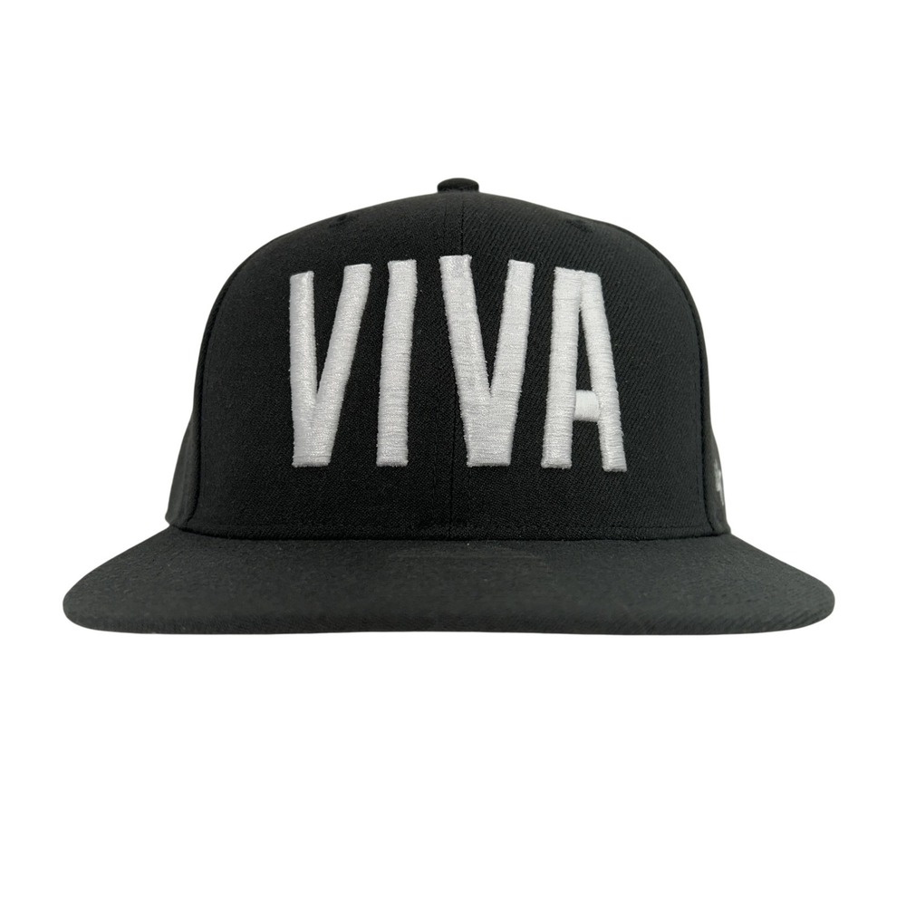 '47 Brand Viva Hat Cap Snap Back Mens One Size Black Brim Adjustable Embroidered